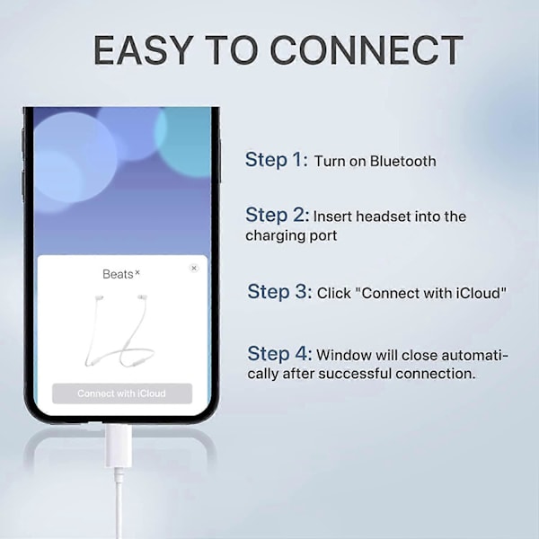 Øretelefoner for iPhone 11, Hodetelefoner for iPhone 12, HiFi Stereo Kablede Støyreduserende Hodetelefoner med Innebygd Mikrofon og Volumkontroll, Kompatibel med iPh
