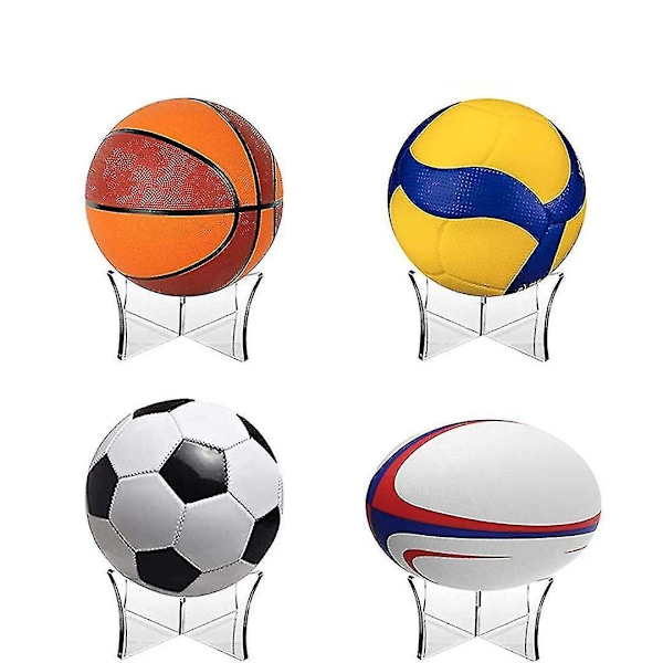 Akryl ballstativ for basketball, fotball og håndball 1 stk svart