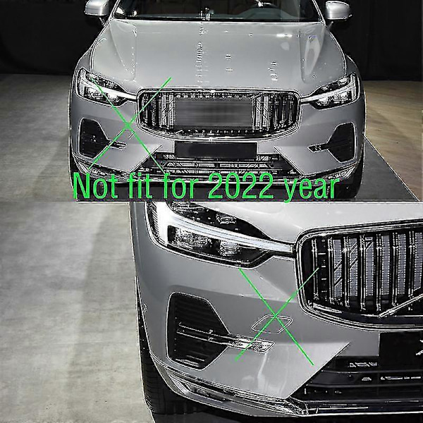 För Volvo Xc60 2018 2019 2020 2022 Bil Främre Bakre Stötfångare Dragkrok Skydd Lock Släpvagnsögla Zekai rearred