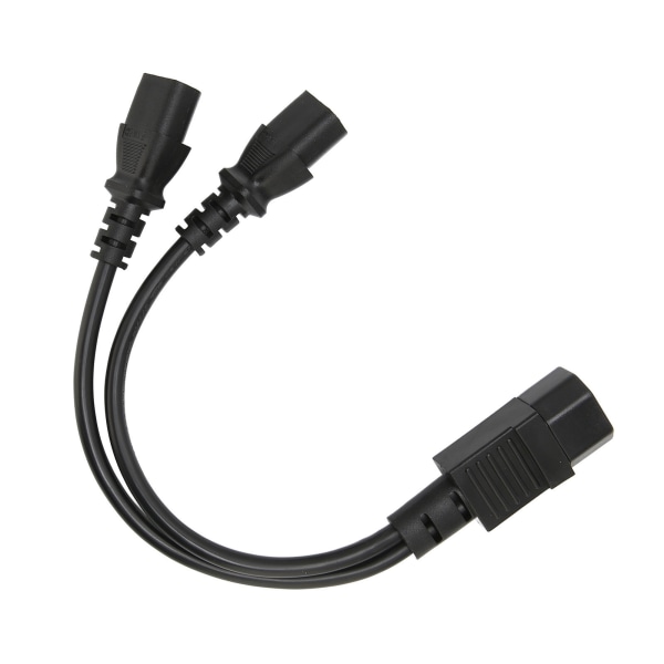 IEC320 C14 til 2 X C13 Hunn Y-Splitter Strømkabler 1 inn 2 ut 2500W 10A 250V Strømforlengelseskabel for LCD-skjermer