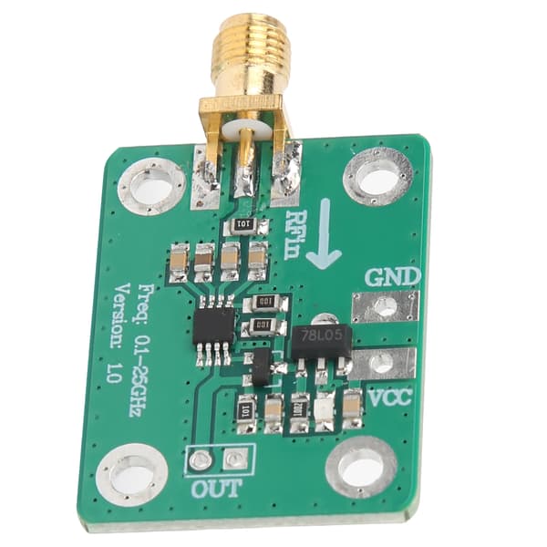 Logaritmisk Detektormodul RF Signal Log Output Effektmåler 0.1-2.5GHz Controller