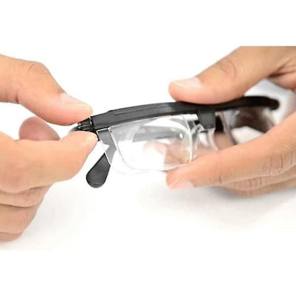 Briller med variable styrkeglas, variabel fokus og zoom