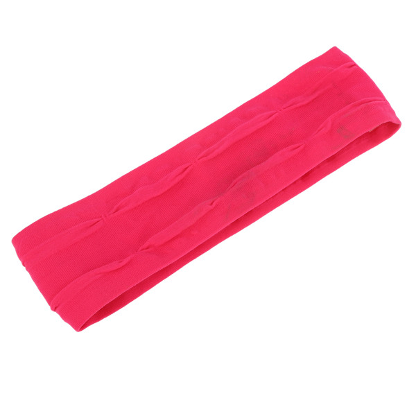 Elastiska sportpannband Absorberande svettband Hårband för yoga löpning Fitness gymtillbehörRose Red