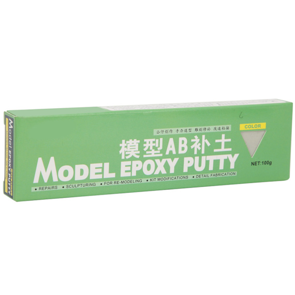 Model Reparation AB Epoxy Hurtigtørrende Spartelmasse 100g Fyld Jord Modellering Hobby Håndværk Tilbehør(100g Fyld Jord Grå )