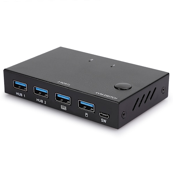 HDMI-jakaja, tietokoneen lisälaitteet 4K 2-in-1-out USB musta hiirelle / näppäimistölleMusta