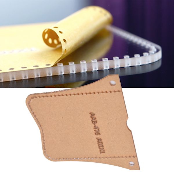 Lädermall Transparent Akryl DIY Handgjord lättare förvaringsväska Craft Tool