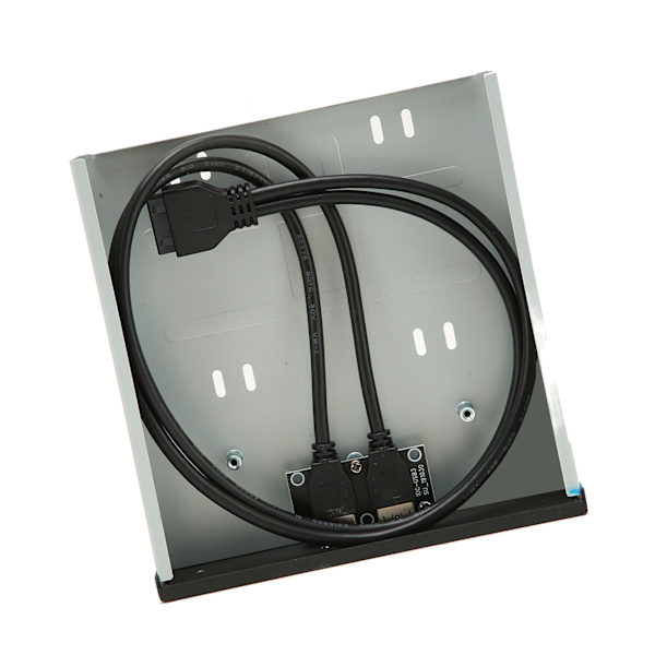 USB3.0 Hub Front Panel 5.25in 2 USB-portar 19pin 5Gbps optisk enhet Front Panel för PC Datorfodral