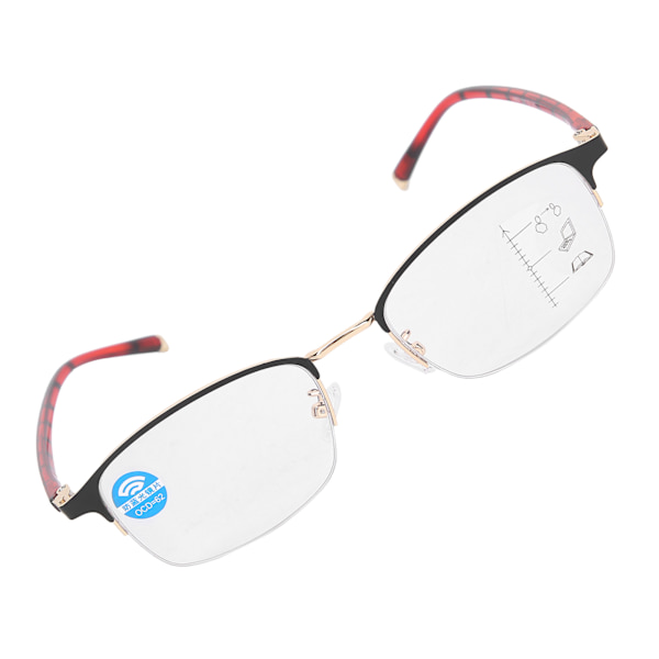 Zoom Presbyopic lasit Sininen valoa estävät lukulasit Unisex Vanhusten lasit(+350)