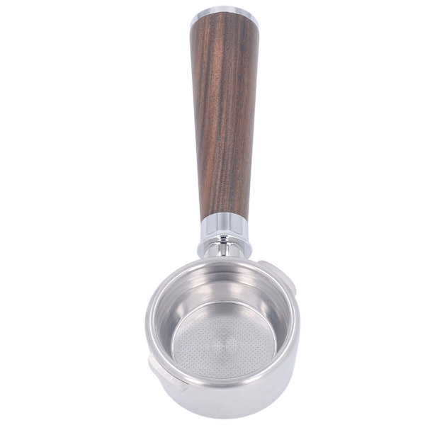 58mm pohjaton portafilter puukahvalla, kaksoiskorvainen kahviportafilter GAGGIA-kahvikoneelle, musta hapan oksa