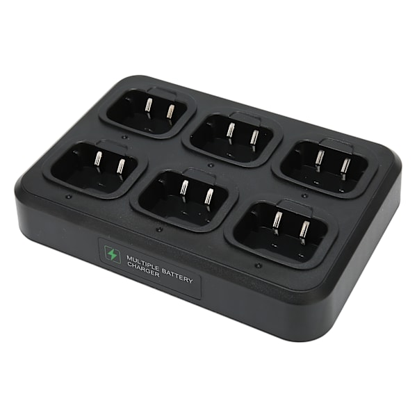 Radiopuhelimen 6-suuntainen laturi Tehokas multi 2-suuntainen radiolatausalusta BF-888S AC100-240V EU-liittimelle
