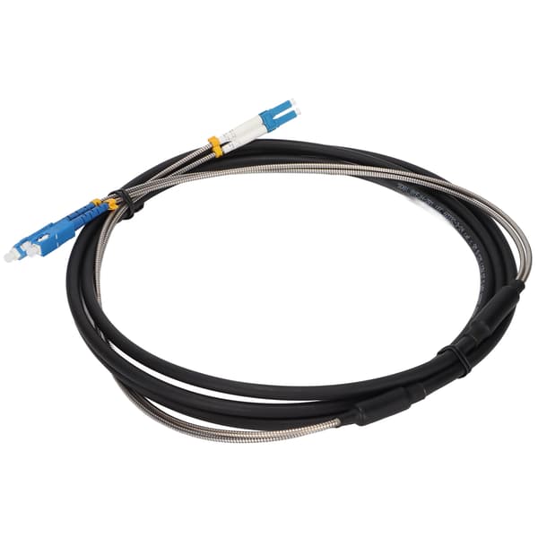 Fiberoptisk kabel 3 meter SC til LC enkeltmodus pansret patchkabel for Ethernet datasenter
