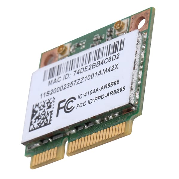 Trådlöst nätverkskort för HP-dator 150 Mbps 802.11B G/N Half Mini PCI-E-adapter AR5B95