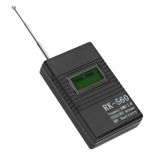 Nøjagtig RK560 50MHz-2,4GHz frekvenstællermåler Bærbar håndholdt radiofrekvenstest