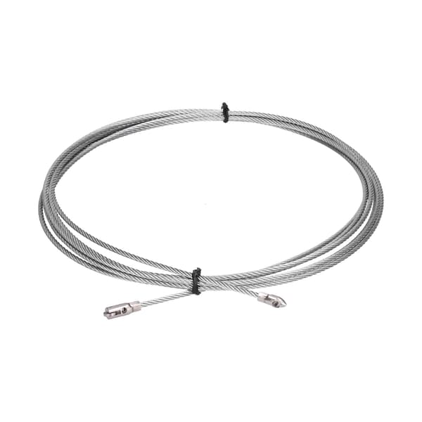 Stålwire Kabler Snor 0,4 mm i diameter Høj trækstyrke til elevator Præcisionsinstrument 5m/5,47yd