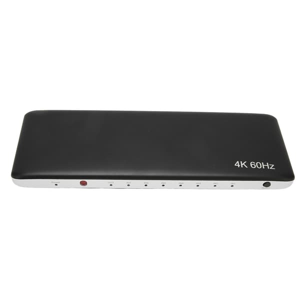 HD Multimedia Interface 2.0 Switch 7 ind 1 ud HDCP 2.2 Understøtter 4K 60Hz UHD 3D Video Switcher Selector 100‑240V UK Stik