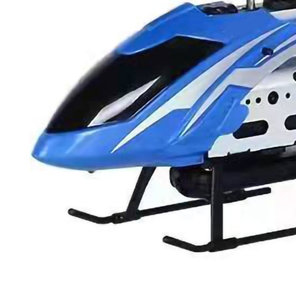 2,4 GHz fjärrkontrollhelikopter med kamera Mini RC Copter Flygplan Modell Leksak för barn Vuxna Nybörjare Blå