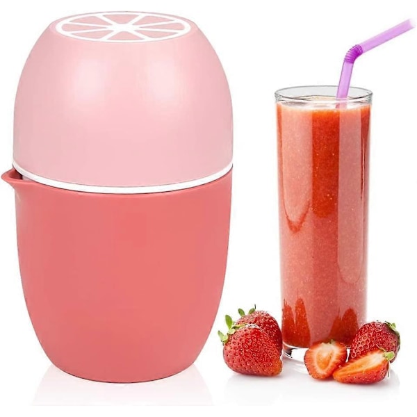 Manuell Juicer, Dubbel Funktion Manuell Juicer, Citron/Lime/Apelsin/Apelsin/Grapefrukt Juicer - Rosa