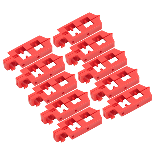 10 st Snap On Circuit Breaker Lockout PA Nylon Energiisolering Säkerhet Circuit Breaker Lockout Device