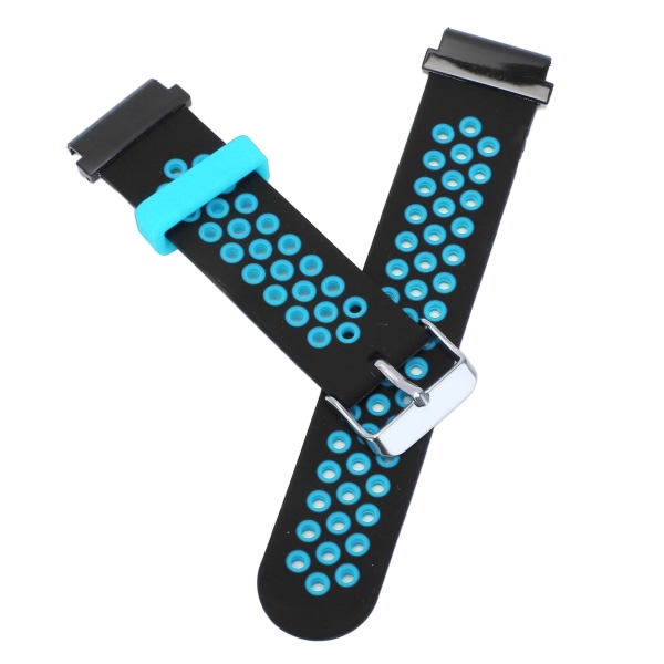 Watch Silikon Snabbkoppling Justerbar Watch Smartwatch Rembyte för Amazfit Falcon 22mm Svart Blå