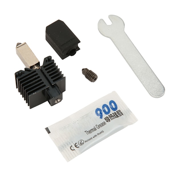 Hotend-kit för Bambu upp till 500℃ Uppgraderad Hotend Värmeblock Munstycke Monteringssats för Bambu P1P P1S X1C 3D-skrivare