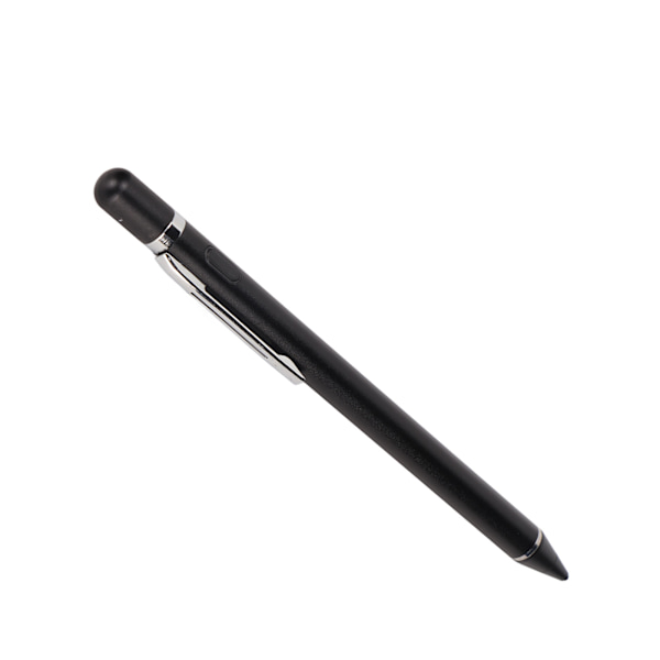 Stylus Pen Kobber Spids Aktiv Kapacitiv Fin Spids Touch Screen Digital Blyant med Klips til Tablet Sort