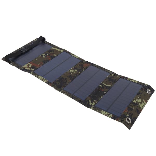 10W 5.5V Foldbart solpanel Udendørs nødoplader Fotovoltaisk panel til telefon Power Bank