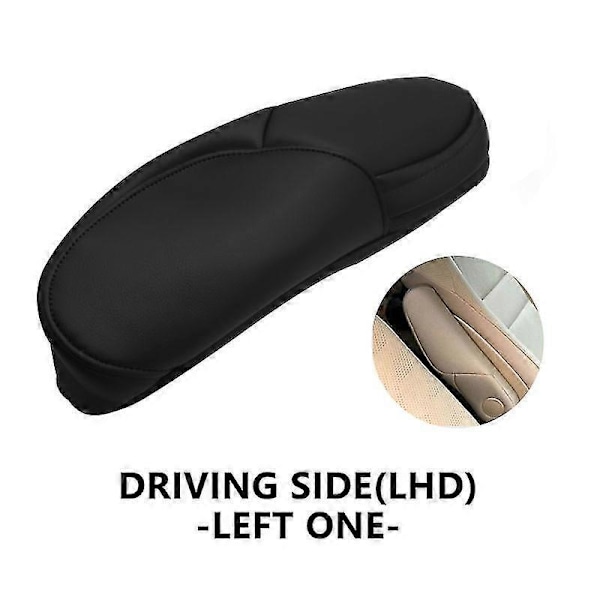 Mikrofiberläder Förare / Passagerarsida Sätes Armstöd Handtag Skydd Trim För Honda Crv 2010 2011 2012 2013 2014 2015 2016 2017 Zekai Svart Vänster