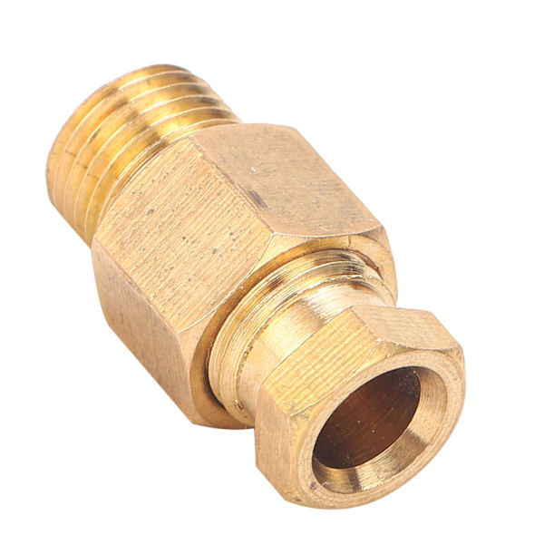 Oljerørkobling Albue Messing Rett Blokkkobling Adapter for Rørforbindelse PD610