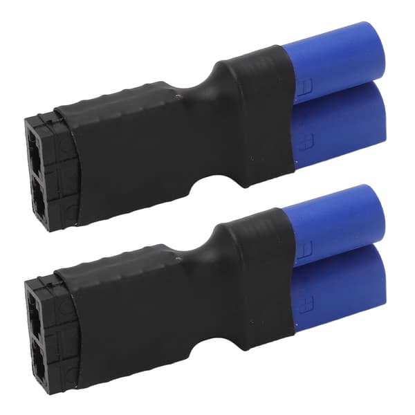 2 stk. Hun til EC5 Han Stikforbindelser Gummi Plast Kobber Lipo Batteri Stik Adapter til Flymodel