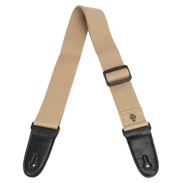 Gitarrband Bomull PU Bälte Elgitarr/Folk/Akustisk/Bas Musikinstrument Tillbehör Khaki