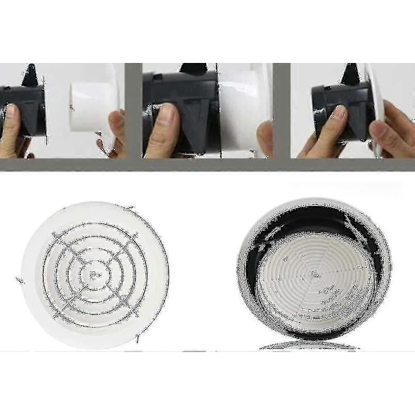 150mm Säädettävä Ilmanvaihtoritilä Pyöreä Ilmastointiventtiili