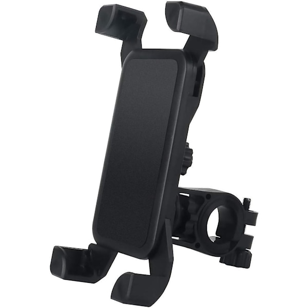 Sykkeltelefonholder, styre sykkelholder med 360° dreibar sykkelholder for iPhone X, 8, 7, 6, Samsung, Huawei og andre 4,5-7 tommers smarttelefoner (Svart)