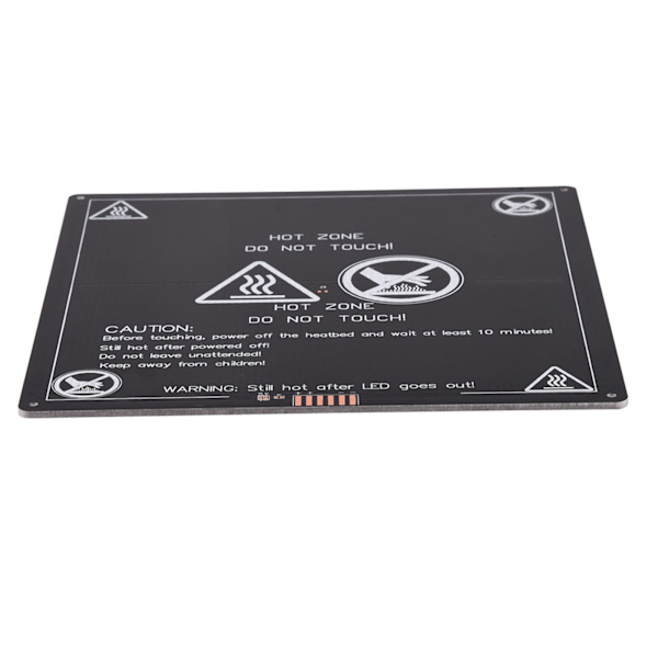 12V 220x220mm Aluminiumsplate Varmeplate Varmeseng for 3D-skriver
