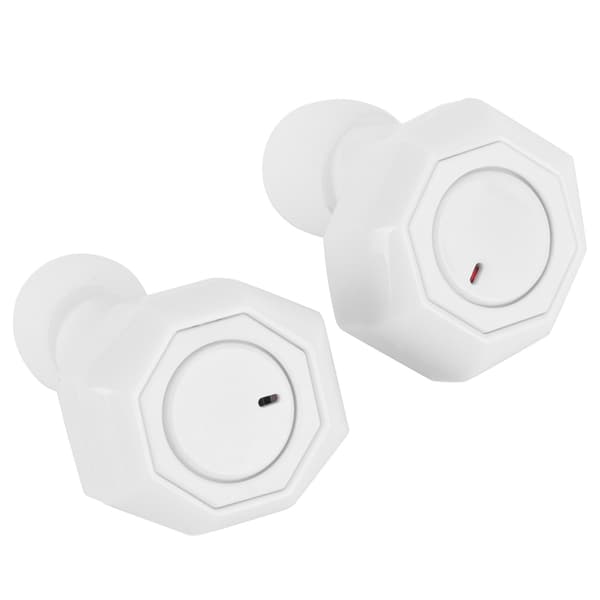 Binaurale Bluetooth-hovedtelefoner Bærbart Bluetooth-headset-øretelefoner til kørsel Hvid