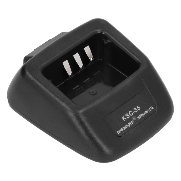 Walkie Talkie Lader Dock for Kenwood TK-U100 TK3000 TK2312 TK3312 TK2400 KNB-65L/63L Batteri 110-240V (EU-plugg )