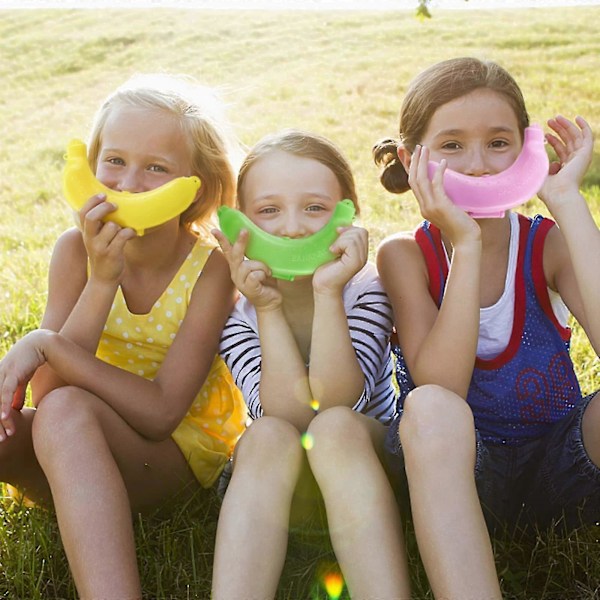 Återanvändbar Bananhållare, 3-pack Bananskydd