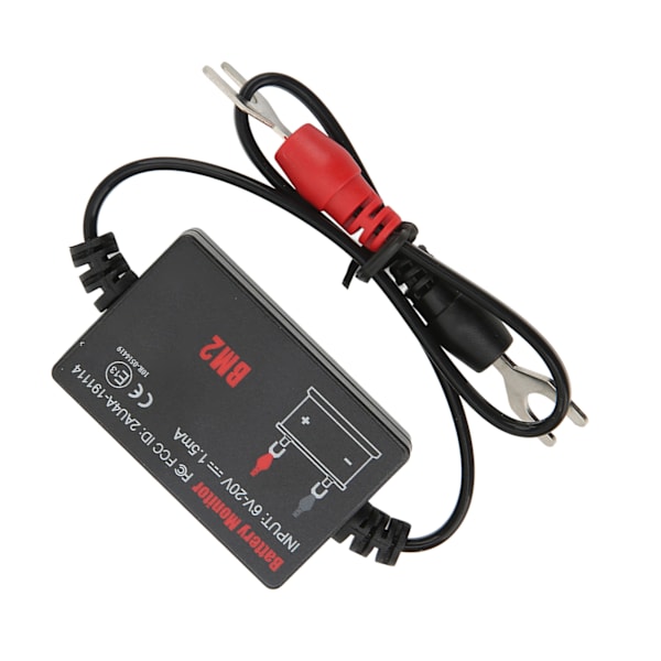 Batterimonitor 12V Batterispænding Opladningsanalysator Tester Lav Opladningsalarm Belastningsdiagnostisk Værktøj