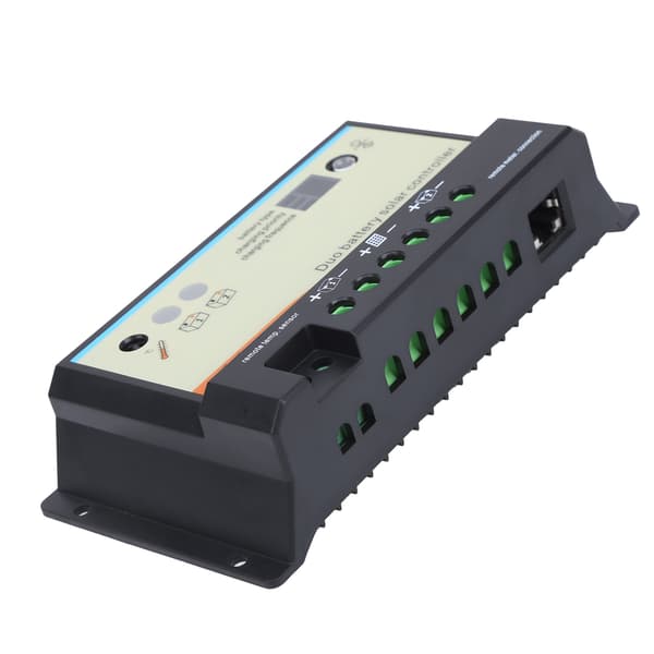 Solar Kontroller Plast Dobbel Batteri RV Lading 8-Pin RJ45 EPIPDB-COM 12/24VDC(DB-20A )