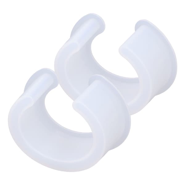 Silikoneform DIY C-formet semi-åben stor størrelse armbånd krystal epoxy silikoneform