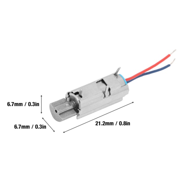 5 stk 11500rpm Stærk vibration Micro Coreless Vibrationsmotor til håndholdt detektionsudstyr