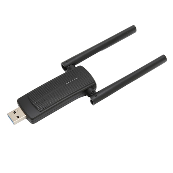 Wifi 6-adapter 2,4G 573,5 Mbps 5G 1201 Mbps Dual Band WiFi 6 USB3.0 Trådlöst Nätverkskort för Stationär Dator Bärbar Dator