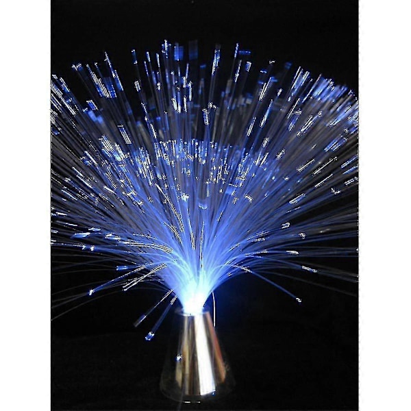 LED Färgskiftande Fiberoptisk Fontän Nattlampa Jul