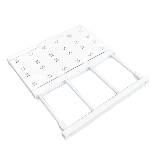 Justerbar hylle i spenn, plassbesparende, utvidbar skaporganisator, skillevegger for skoskap, skaplengde 30‑40 cm/11,8‑15,7 tommer