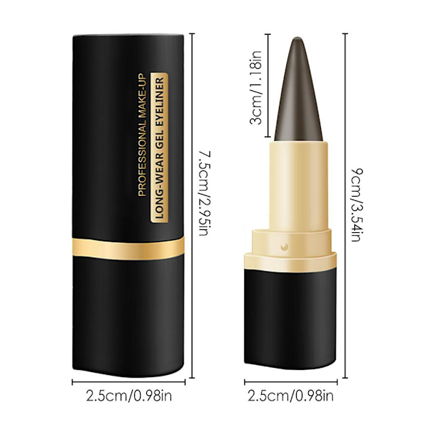 Makeup Eyeliner Matt Långvarig Eyeliner Pen Quick Dry Eyeliner Vattentät Svart Makeup Penna Kosmetika Tillbehör Makeup Tool