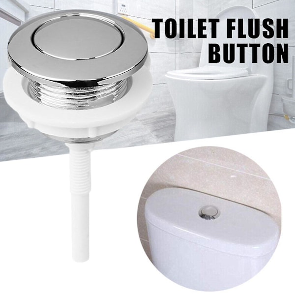 WC-istuimen painonappi, yksi huuhtelupainike, WC-vesisäiliön painike - B7