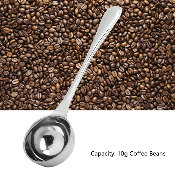 Rustfrit kaffeske i rustfrit stål til kaffebønner til hjem, bar og café