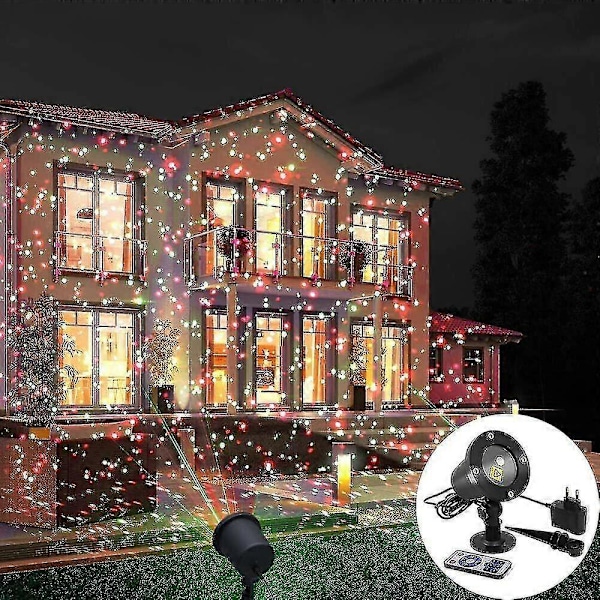 Juletre LED Projektor Utendørs Landskap Scene Julelampe