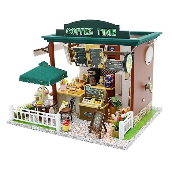 Craftsman Miniatyrdockhus-kit för Vuxna - Bygg Ditt Eget 1:24 Skala Modellhus