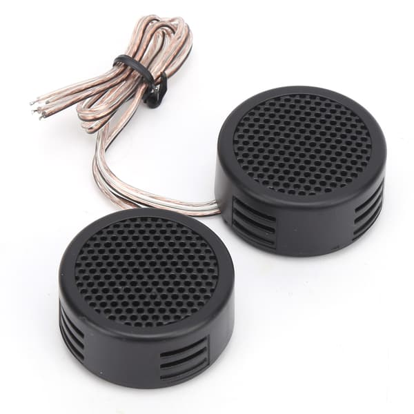 2st Bil Dome Diskanthögtalare 12V 500W Hög Effekt Stereo Klart Ljud Högtalare Universal