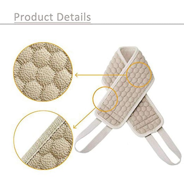 Exfolierande Ryggskrubbare & Exfolierande Svampdyna Set för Dusch